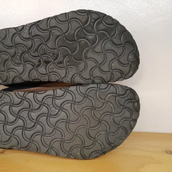 Birkenstock Boston Papillio Brown Sandals Slip On Slides Size 38 Women's 7 Mns 5 - Picture 10 of 14